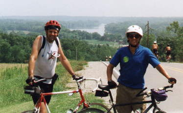 Galen & Howard ready for the descent